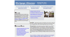 Desktop Screenshot of mortgagealmanac.com